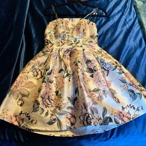 Floral mini dress